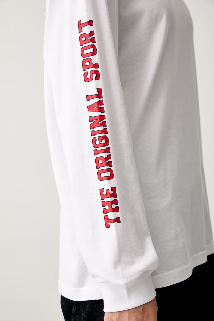 P.E Nation longsleeve damski bawełniany 262L139 biały