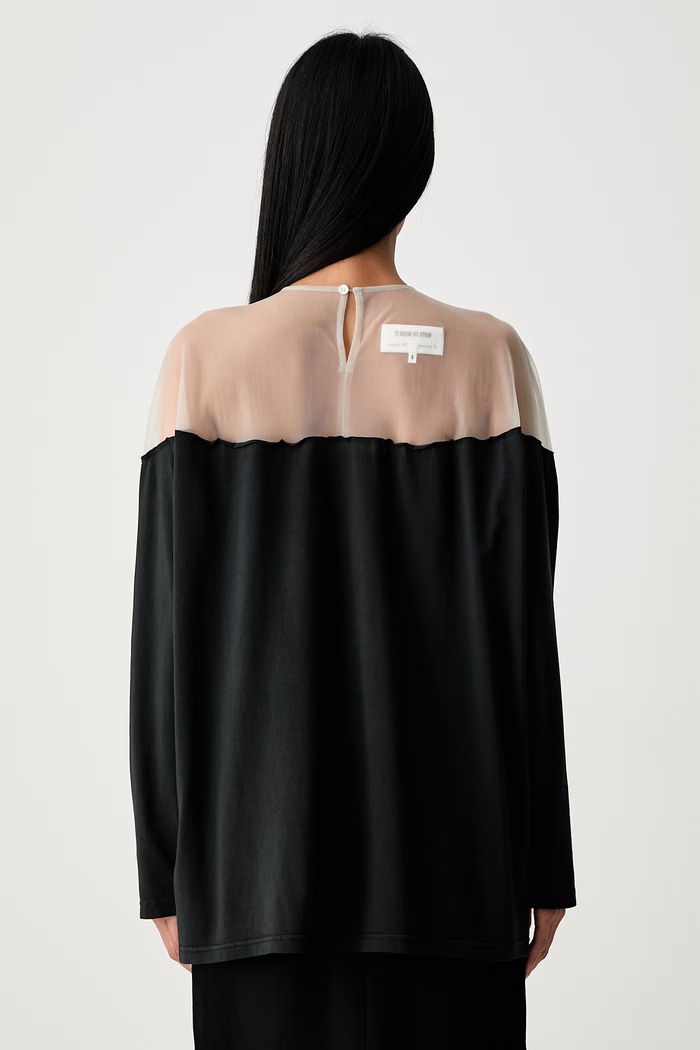 Odzież MM6 Maison Margiela longsleeve damski S62GD0213.M20108 czarny