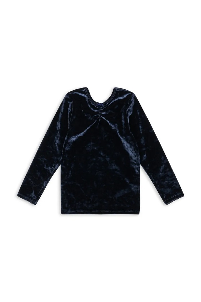 Detské tričko s dlhým rukávom Konges Sløjd CARLITO BLOUSE GRS KS104244.PreSpring tmavomodrá SS26