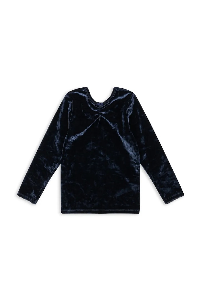 Detské tričko s dlhým rukávom Konges Sløjd CARLITO BLOUSE GRS KS104244.PreSpring tmavomodrá SS26