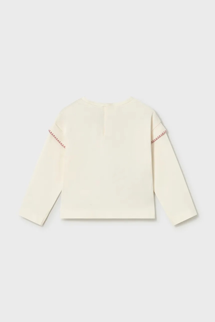 Mayoral longsleeve copii 1088.4G.Baby.PPY2 alb SS26