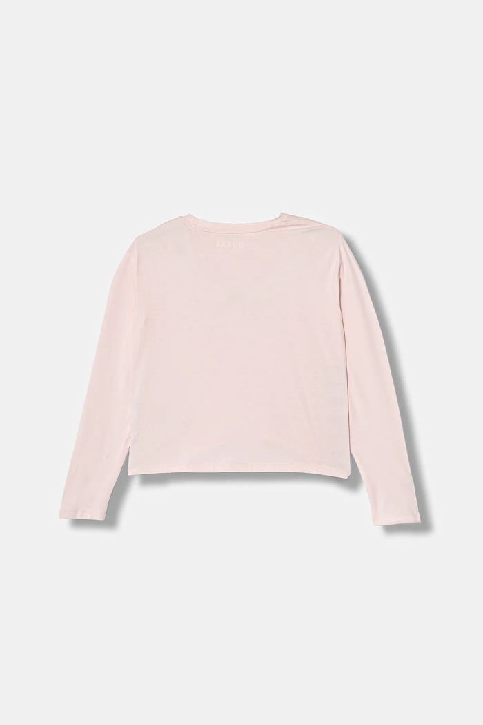 Guess gyerek hosszúujjú J6RI33.K6YW4.PPY2 rózsaszín SS26