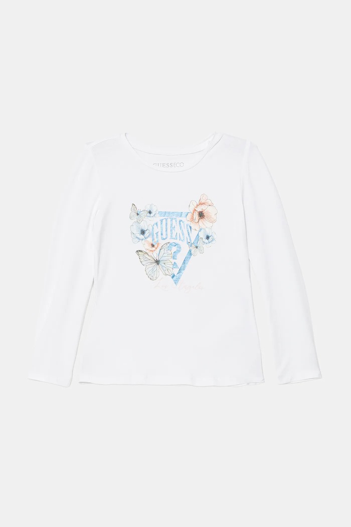 Guess longsleeve print alb K6RI22.K6YW4.PPY2