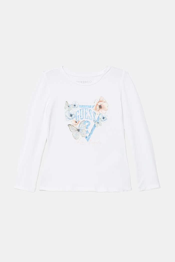 Guess longsleeve print alb K6RI22.K6YW4.PPY2