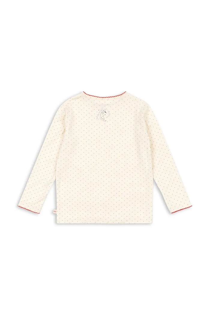 Konges Sløjd longsleeve copii MIMMI MODAL BLOUSE KS104991.PPY2 bej SS26