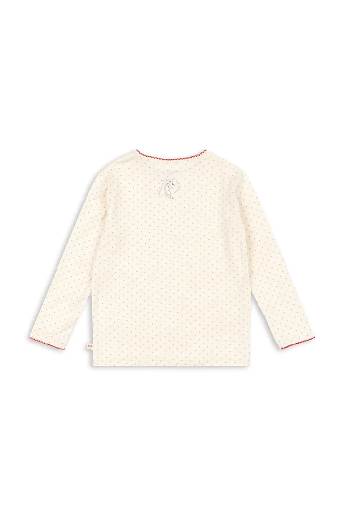 Konges Sløjd longsleeve copii MIMMI MODAL BLOUSE KS104991.PPY2 bej SS26