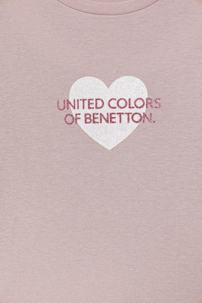 Fete United Colors of Benetton Longsleeve pentru copii din bumbac 3I9WG10LT.P.Stagionale roz