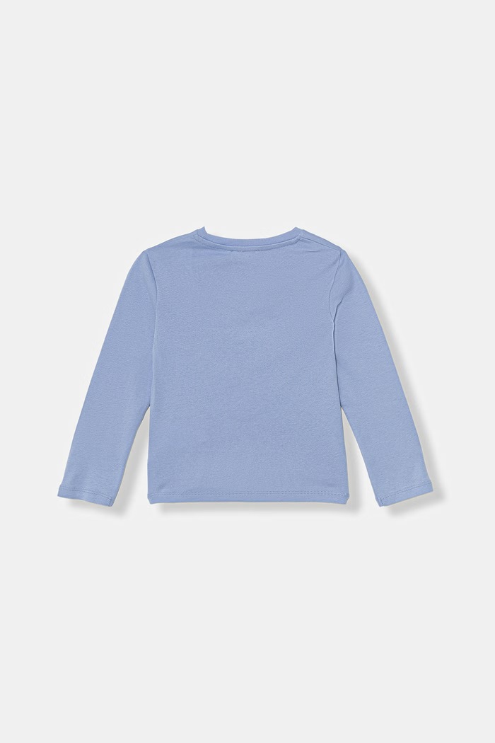United Colors of Benetton tričko s dlhým rukávom detské bavlnené 3I9WG10LT.P.Stagionale modrá SS26