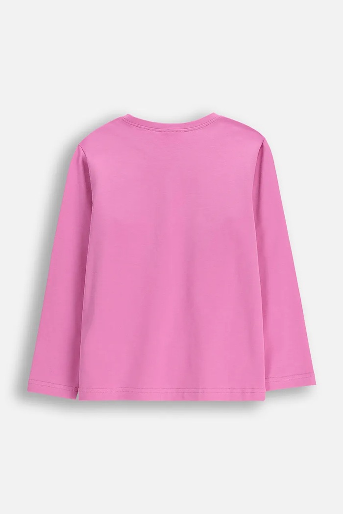 Coccodrillo longsleeve dziecięcy WC6143102VGA różowy SS26