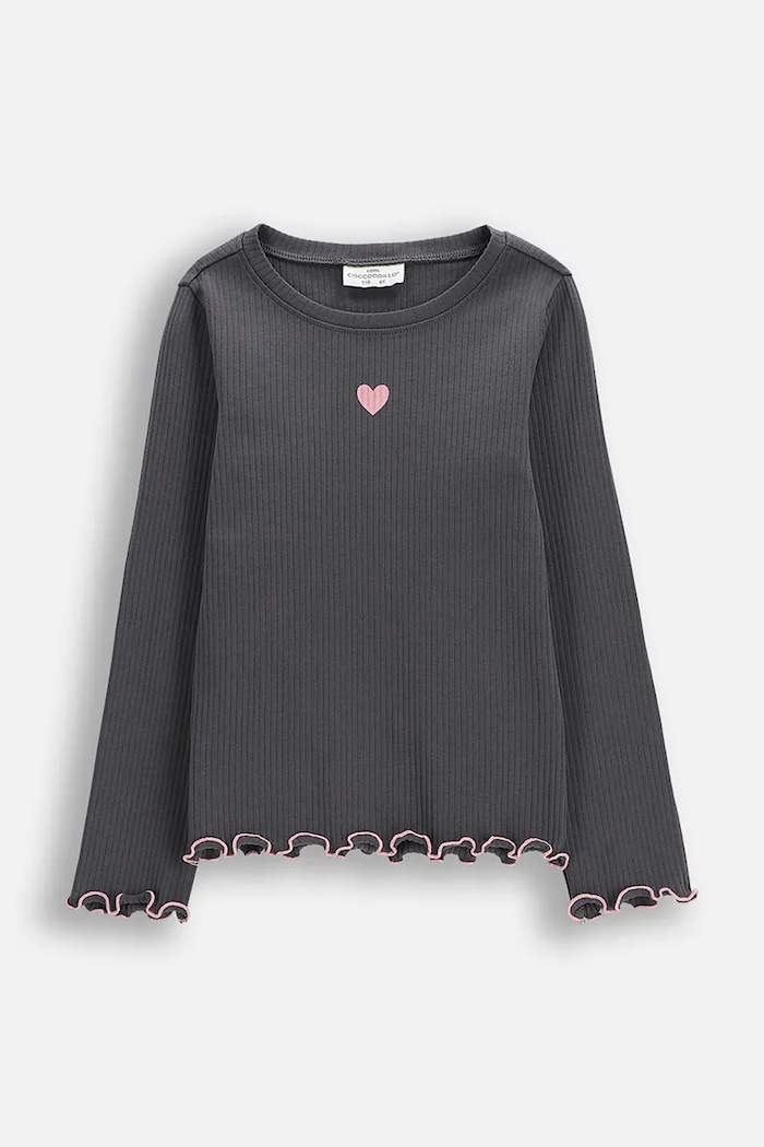 Coccodrillo longsleeve dziecięcy z elastanem granatowy WC6143103HGK