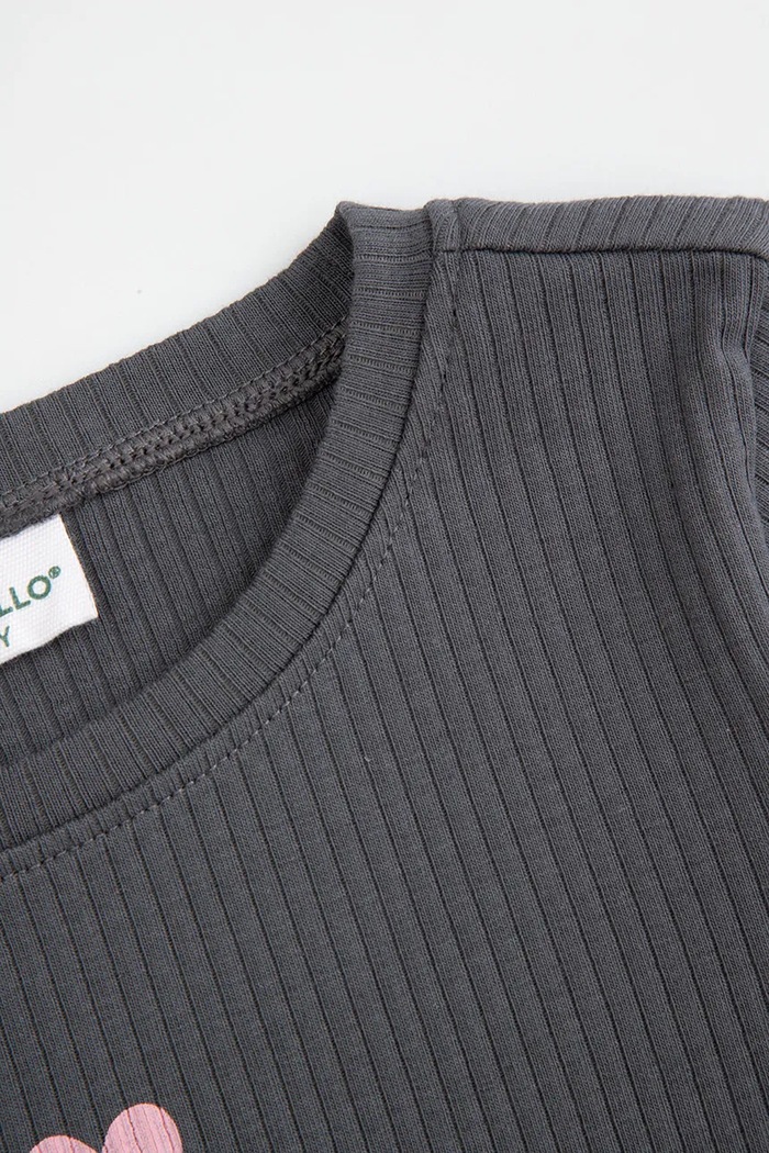 Dziewczynka Coccodrillo longsleeve dziecięcy WC6143103HGK granatowy