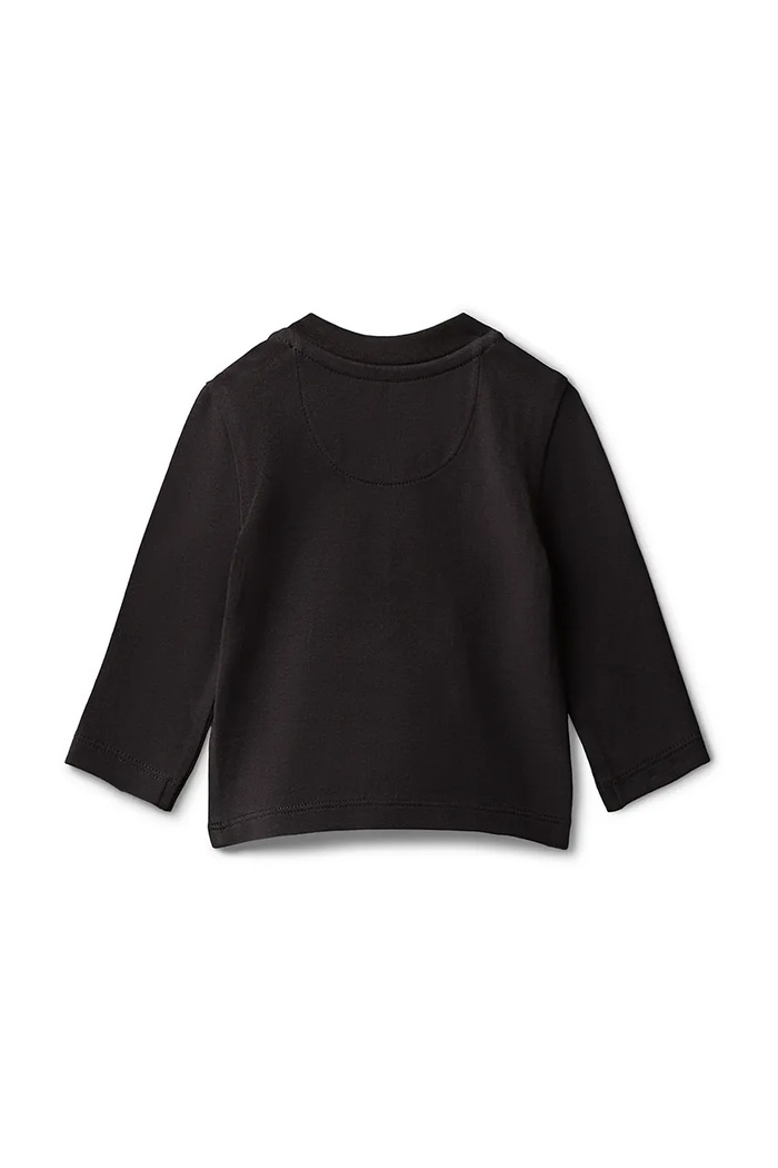 Calvin Klein Jeans longsleeve dziecięcy IN0IN00335.PPY2 czarny SS26
