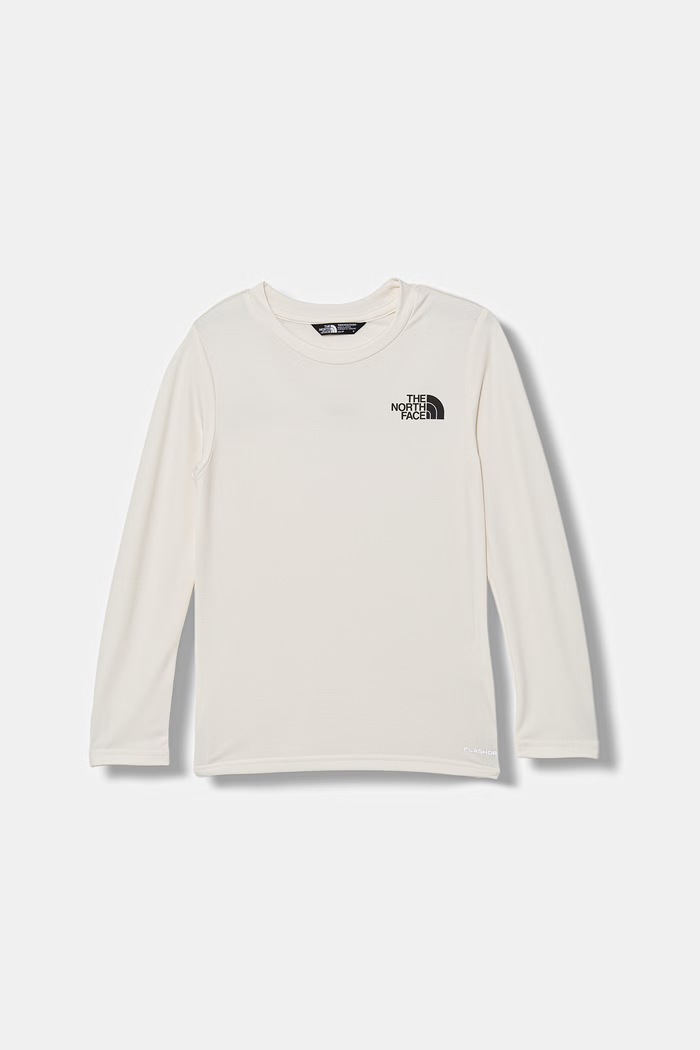 The North Face longsleeve pentru copii TEEN 24/7 LS TEE bej NF0A8EB8QLI1