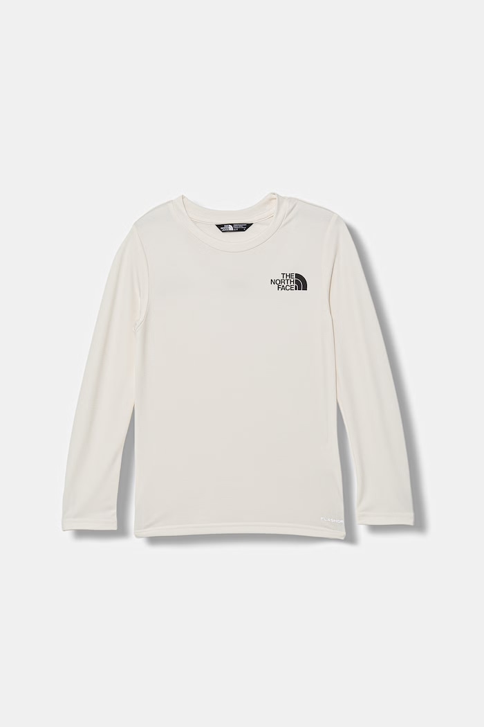 The North Face longsleeve pentru copii TEEN 24/7 LS TEE bej NF0A8EB8QLI1