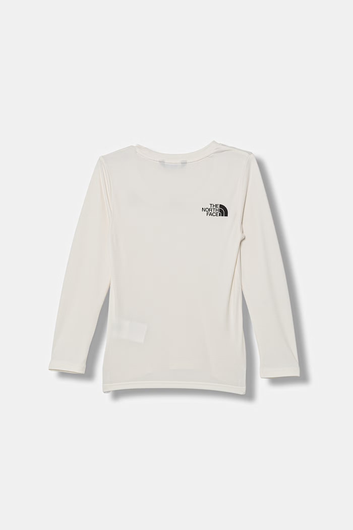 The North Face longsleeve pentru copii TEEN 24/7 LS TEE NF0A8EB8QLI1 bej SS26