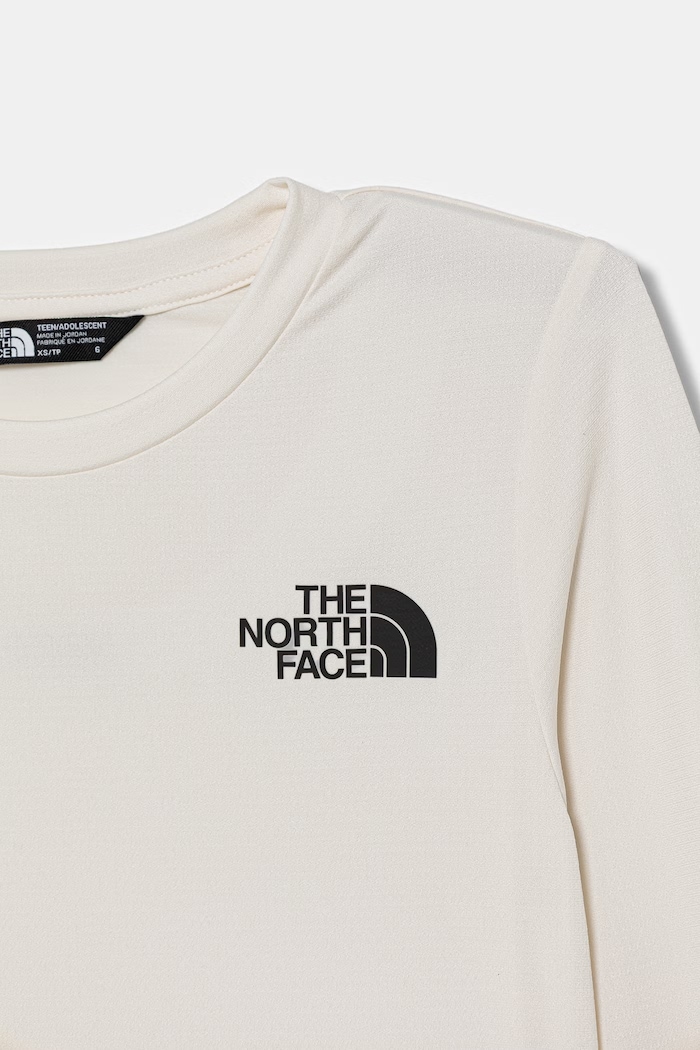 Băieți The North Face longsleeve pentru copii TEEN 24/7 LS TEE NF0A8EB8QLI1 bej