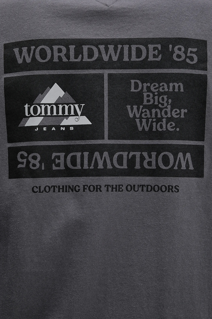 Tommy Jeans pamut hosszúujjú szürke DM0DM22339