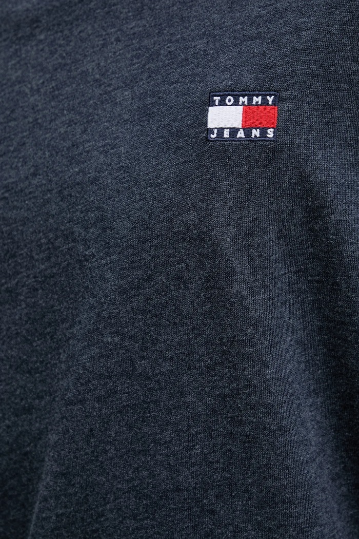 Tommy Jeans tričko s dlhým rukávom pánske DM0DM22668 tmavomodrá
