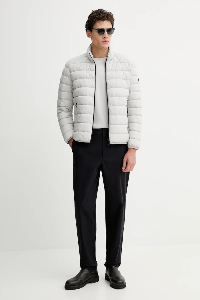 Marc O'Polo longsleeve din bumbac 5000010722 gri SS26