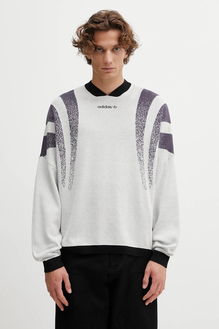 Majica kratkih rukava adidas Originals Santiago Jersey s uzorkom bijela KC9063