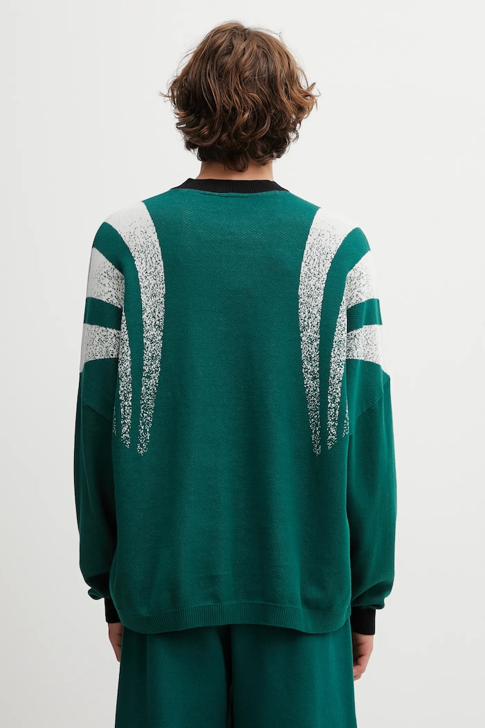 Odjeća Pamučni pulover adidas Originals Santiago Jersey KC9064 zelena
