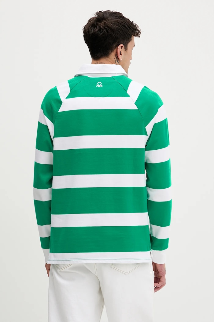 Ruházat United Colors of Benetton pamut hosszúujjú x Stranger Things 3T6YU302P zöld