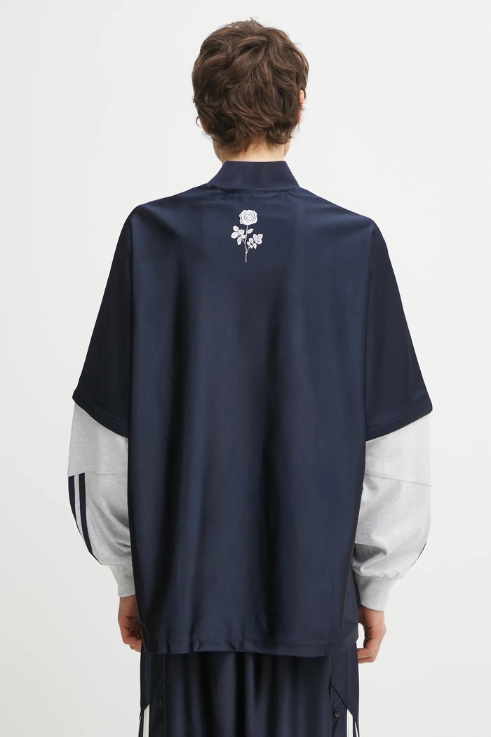 Odzież adidas Originals t-shirt x Willy Chavarria Dazzle Jersey KD1799 granatowy