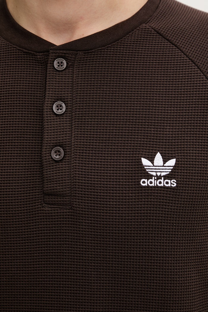 adidas Originals Tričko s dlhým rukávom pánske KE1133 hnedá