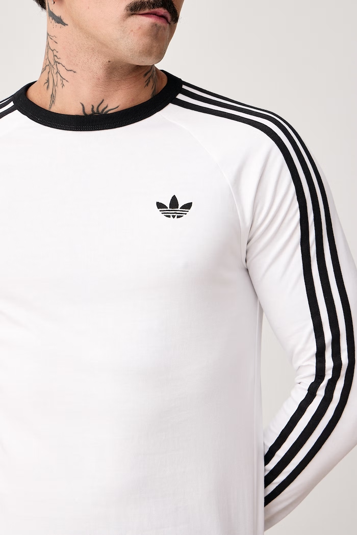Longsleeve męski bawełniany adidas Originals KE3545 biały