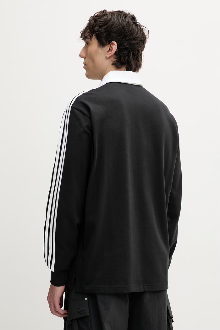 Oblečenie adidas Originals tričko s dlhým rukávom pánske bavlnené KE3576 čierna