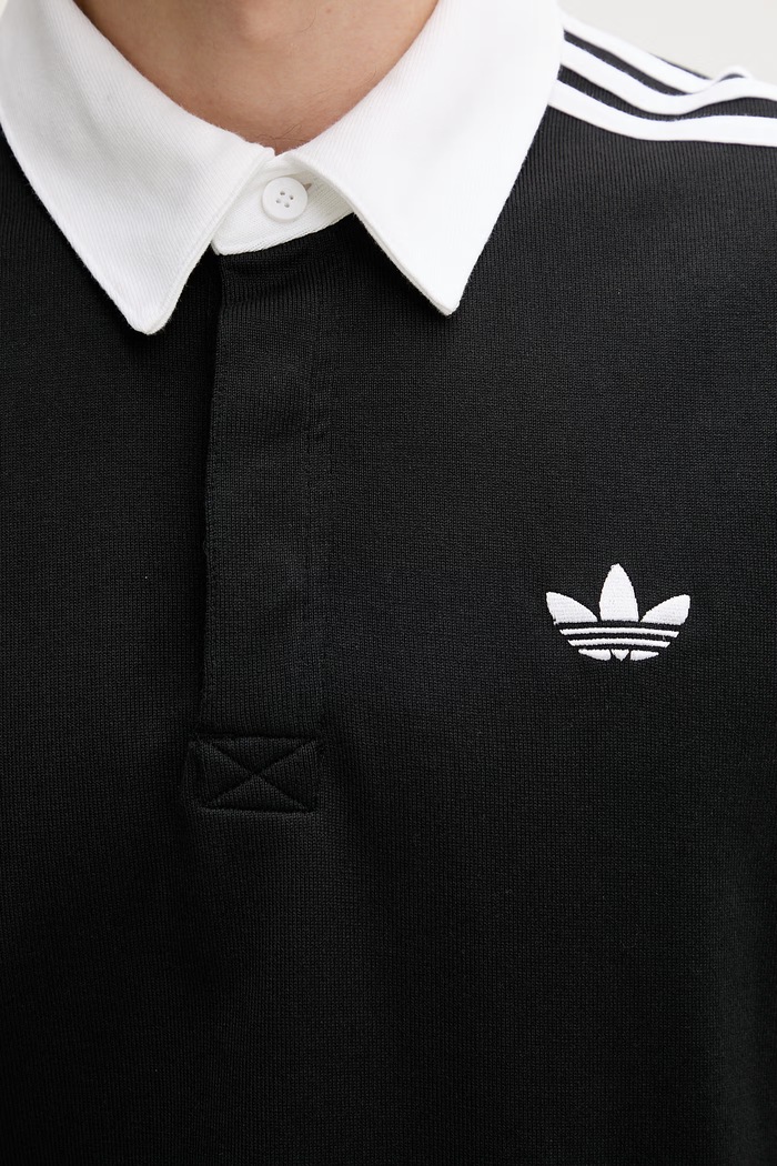 adidas Originals tričko s dlhým rukávom pánske bavlnené KE3576 čierna