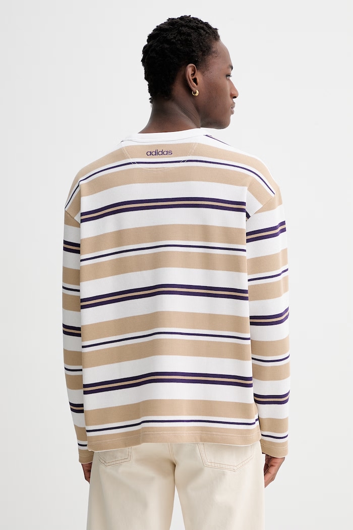 Oblečenie Tričko s dlhým rukávom adidas Originals KS6849 béžová