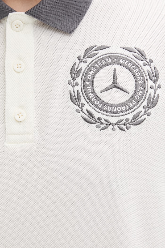 adidas tričko s dlhým rukávom pánske s bavlnou x Mercedes KE8281 béžová