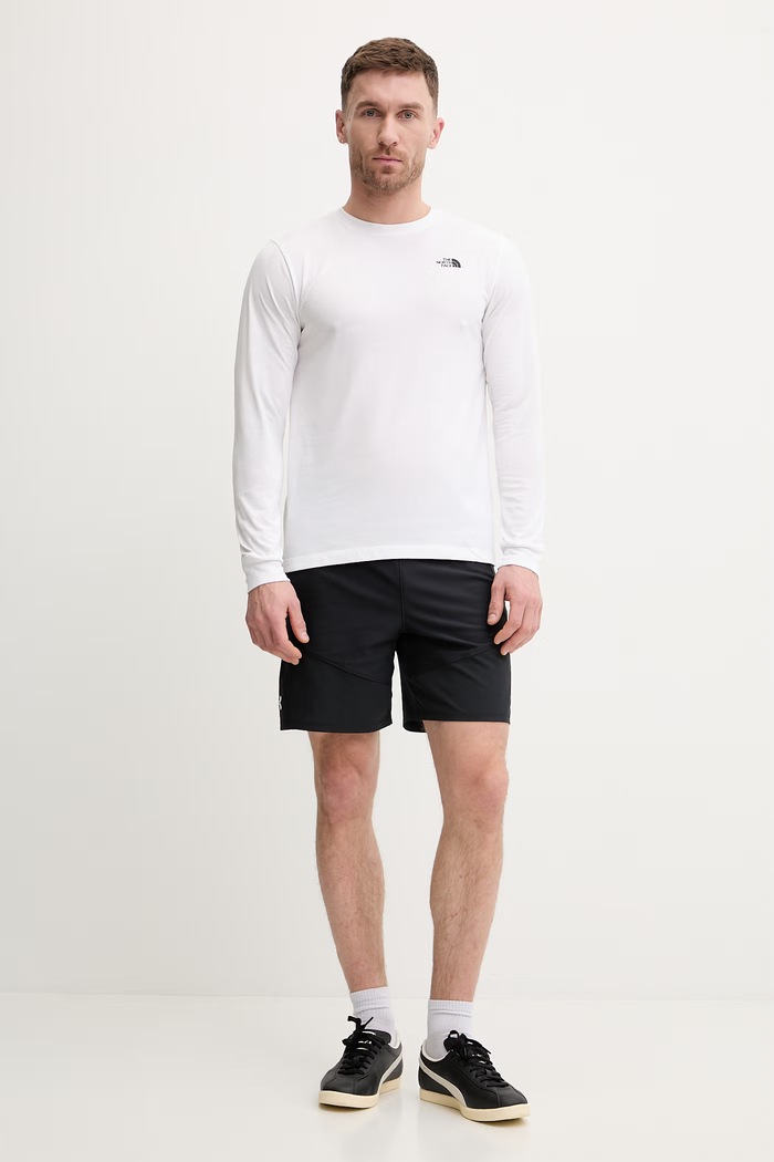 Tričko s dlhým rukávom The North Face Simple Dome NF0A8EU3FN41 biela SS26