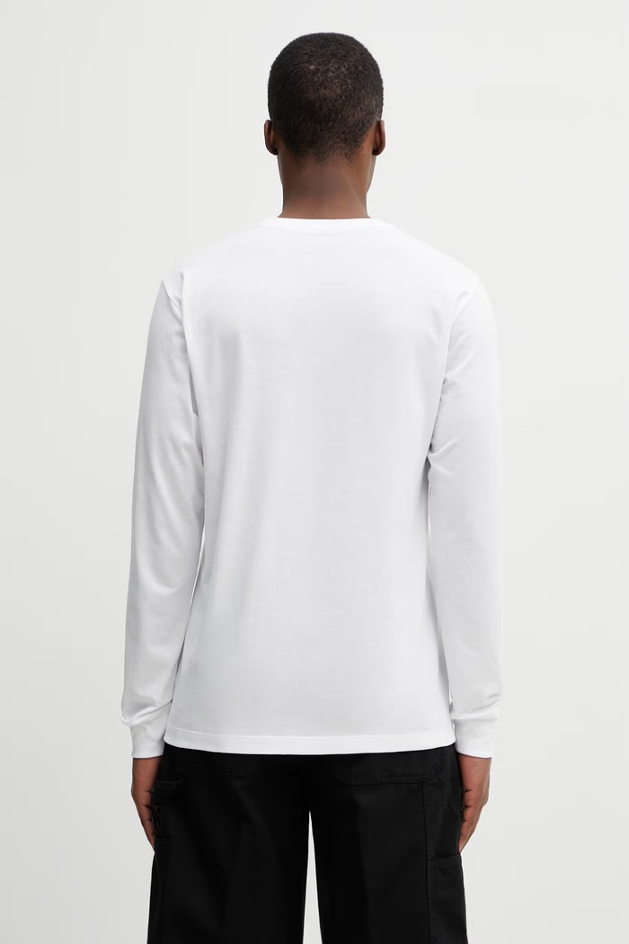 Clothing The North Face longsleeve shirt Simple Dome NF0A8EU3FN41 white