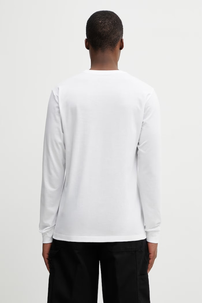 Clothing The North Face longsleeve shirt Simple Dome NF0A8EU3FN41 white