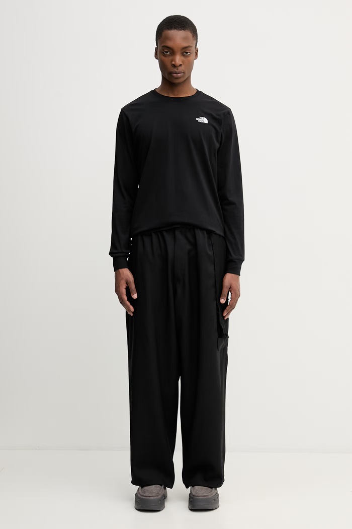 The North Face longsleeve shirt Simple Dome NF0A8EU3JK31 black