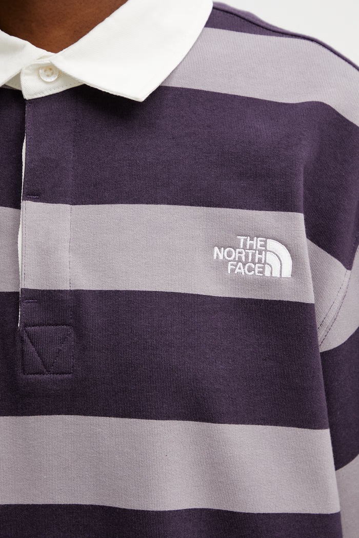 The North Face longsleeve din bumbac violet NF0A8GAWJZU1