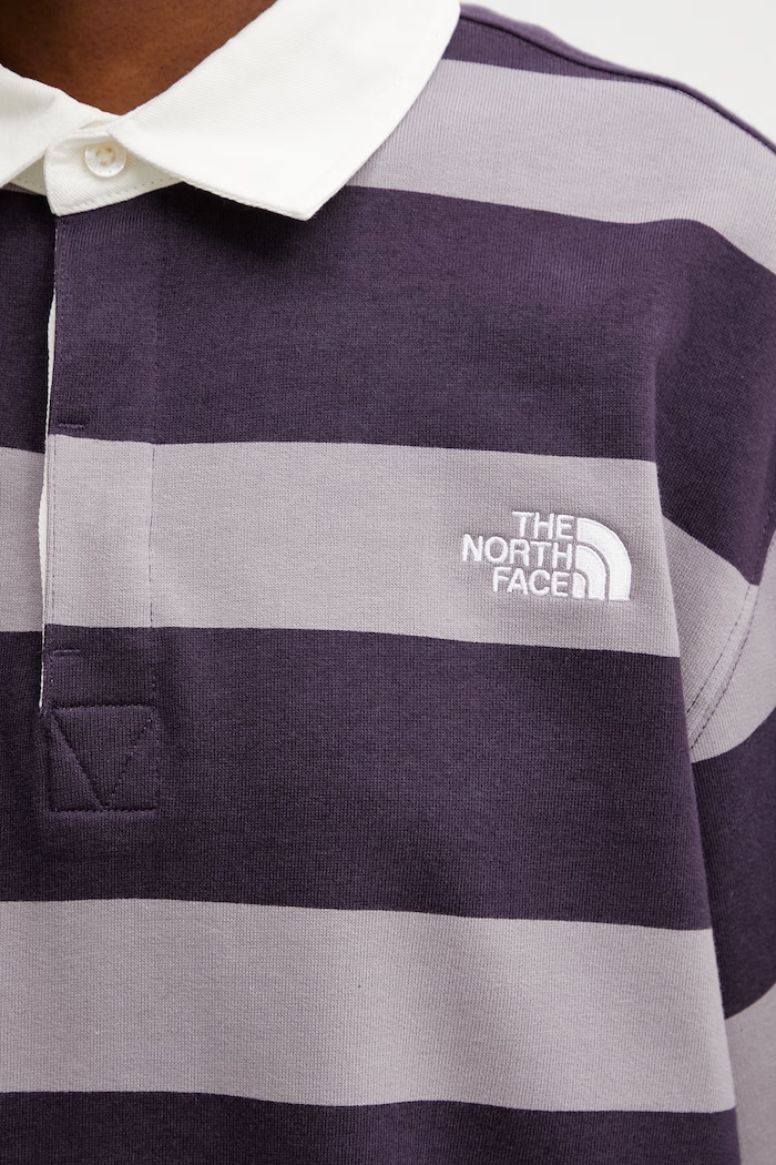 The North Face longsleeve din bumbac violet NF0A8GAWJZU1