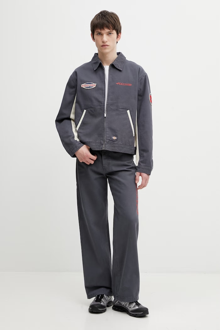 Dickies longsleeve din bumbac DK0A8A120WH1 alb SS26