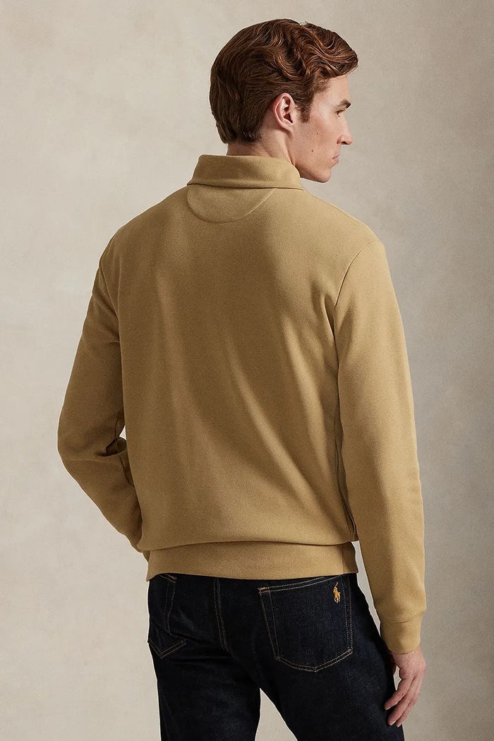 Μακρυμάνικο Polo Ralph Lauren LT WT MESH FACE DKT-KNT-PULLOVER 710P04056007 μπεζ SS26