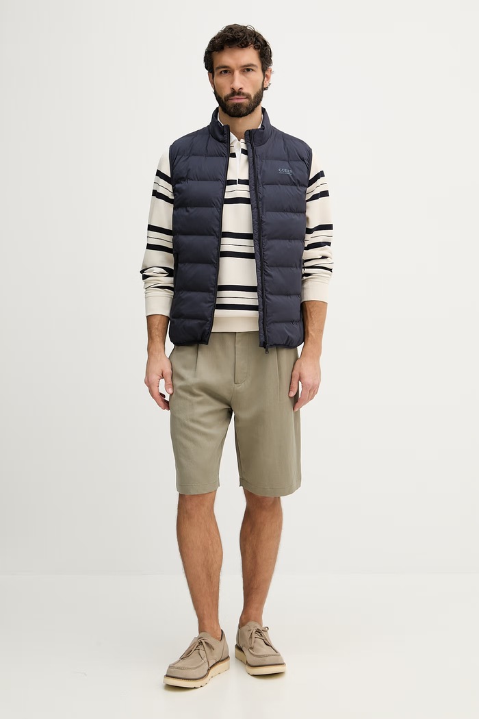 Guess Τοπ μακρυμάνικο Ανδρικό M6GQ05.K3010 μπεζ SS26