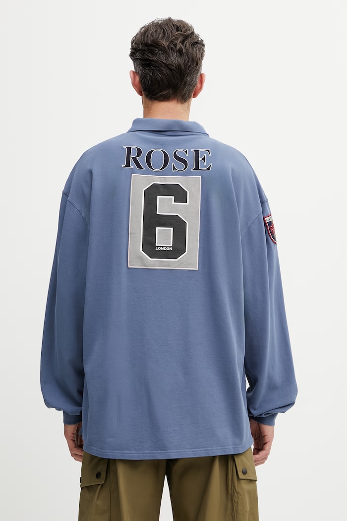 Abbigliamento Martine Rose a maniche lunghe da uomo in cotone 688JE02535 blu