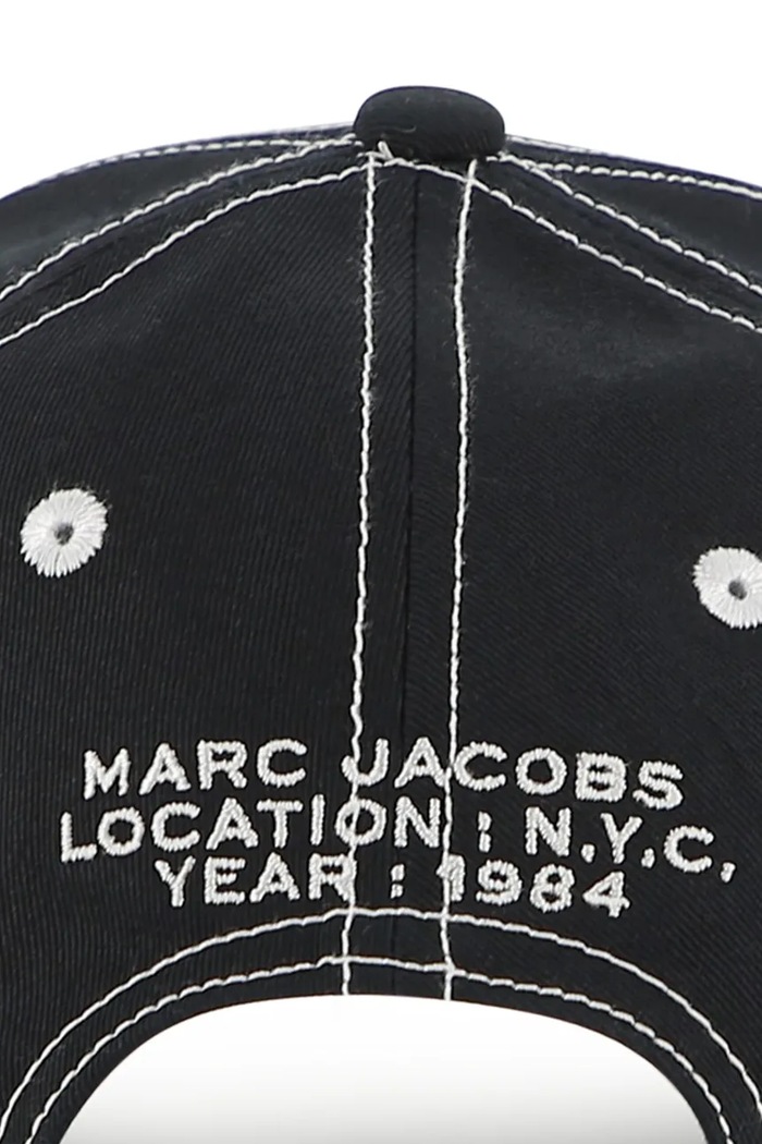 Detská bavlnená šiltovka Marc Jacobs W60844 čierna