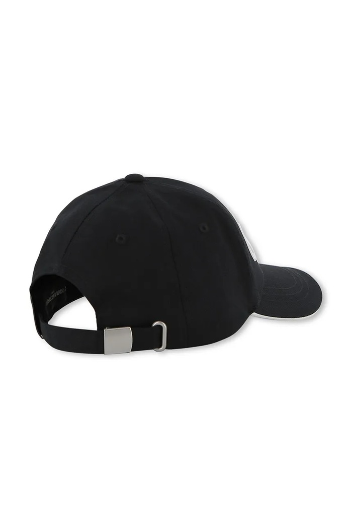 Karl Lagerfeld czapka z daszkiem bawełniana dziecięca Z31222.50.56 czarny SS26