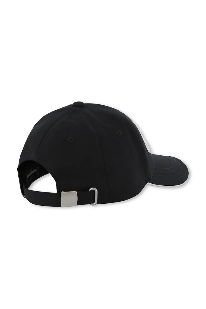 Karl Lagerfeld czapka z daszkiem bawełniana dziecięca Z31222.50.56 czarny SS26