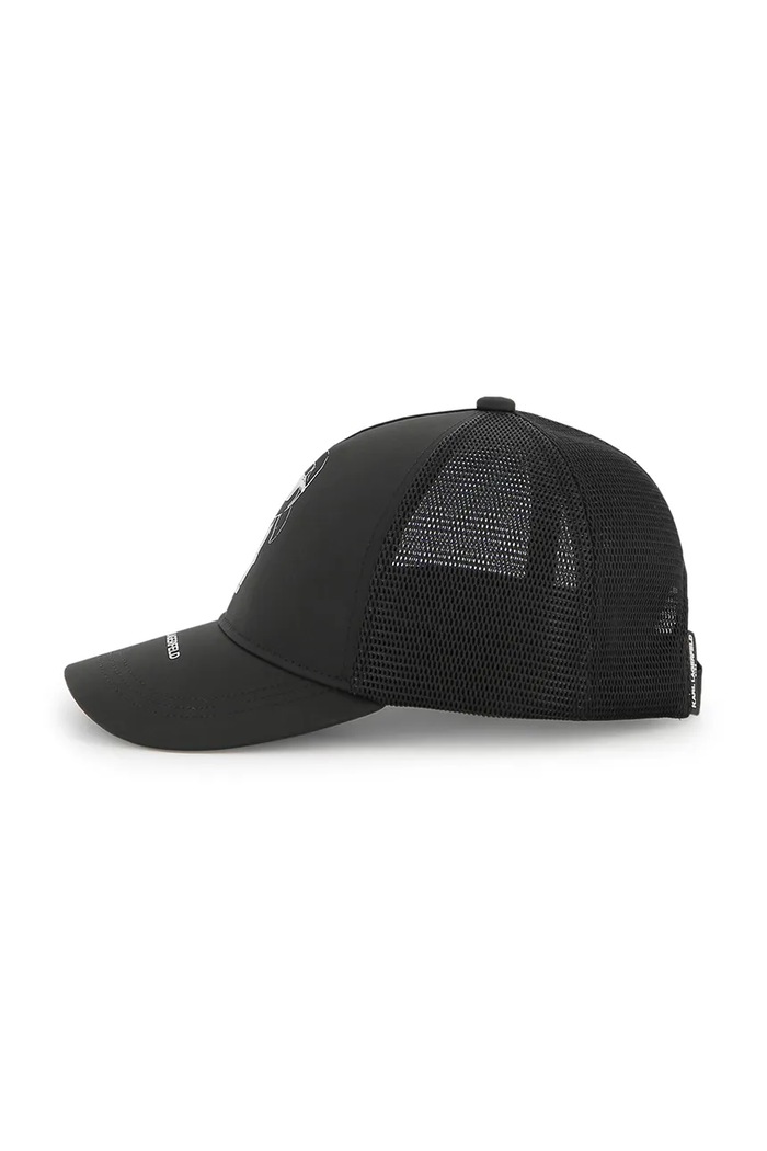 Chlapec Detská baseballová čiapka Karl Lagerfeld Z31226.50.56 čierna