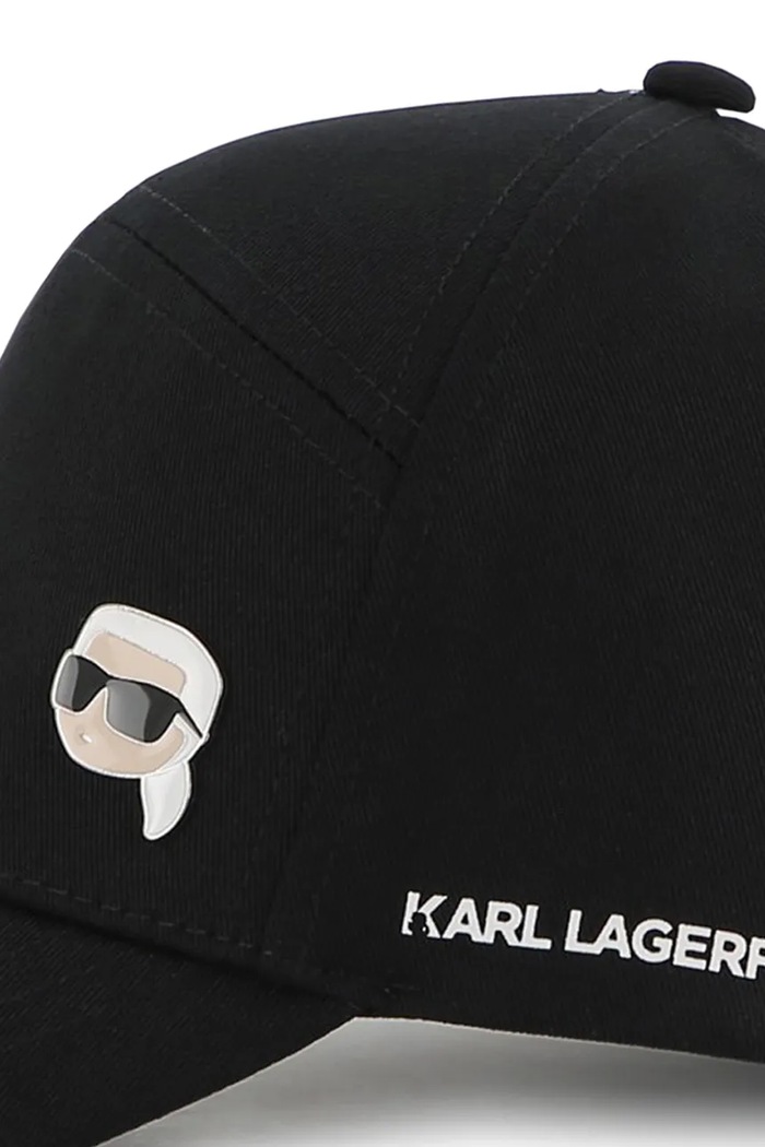 Karl Lagerfeld șapcă din bumbac pentru copii negru Z31217.58