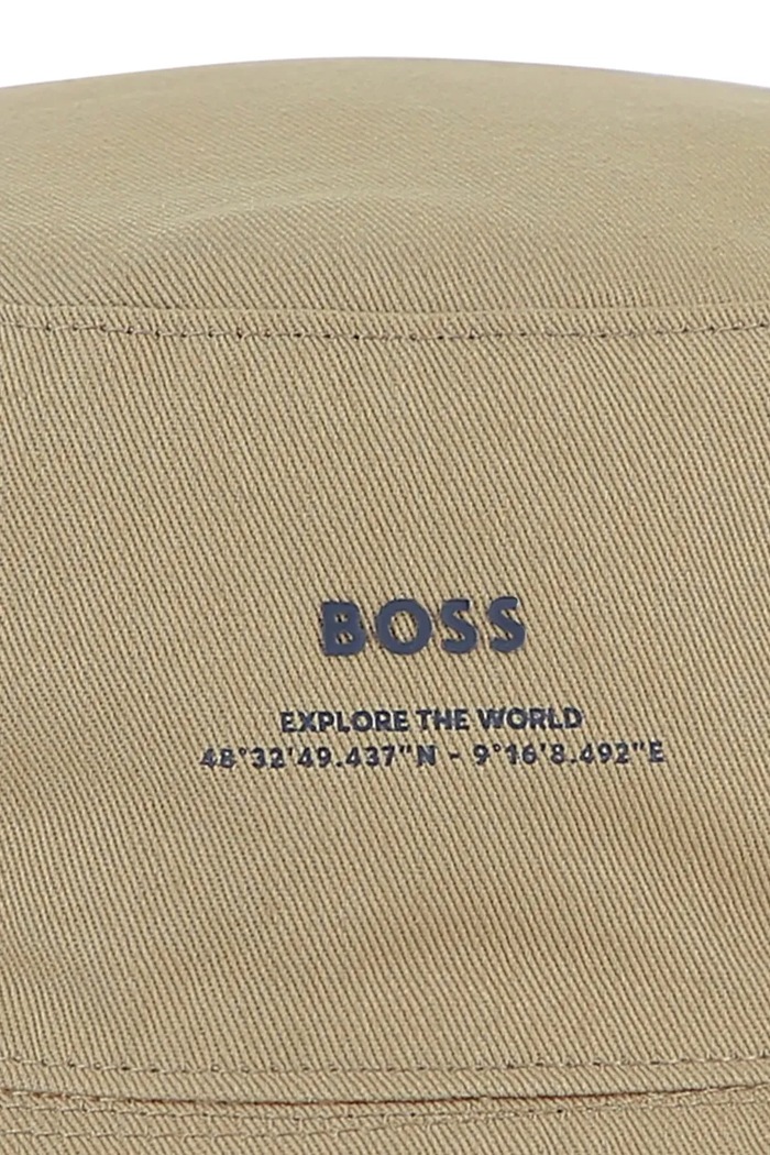 Detský bavlnený klobúk BOSS J53124.52.56