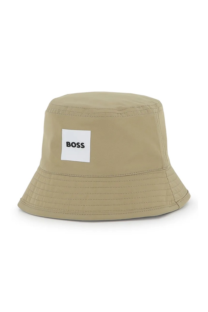 Detský obojstranný klobúk BOSS zelená J53140